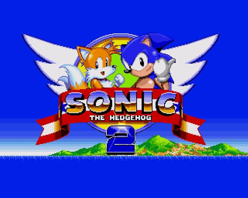 Sonic the Hedgehog 2 title screen