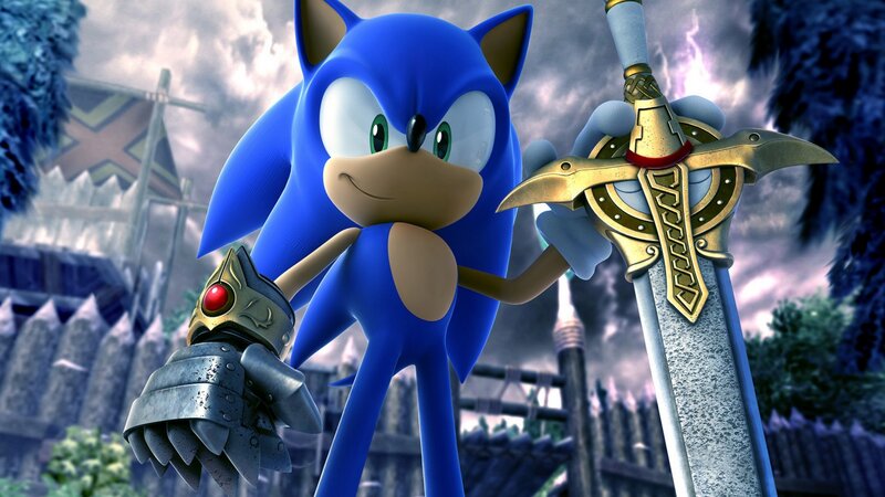 Sonic the Hedgehog — Blue, Dramatic, 3d Render