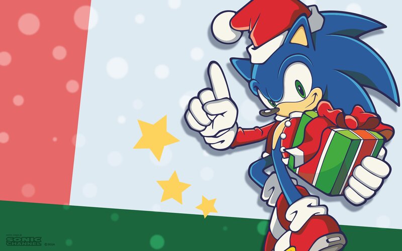 Sonic the Hedgehog — Blue, Festive