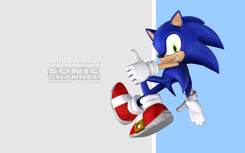 Sonic the Hedgehog — Blue, Playful, 3d Render
