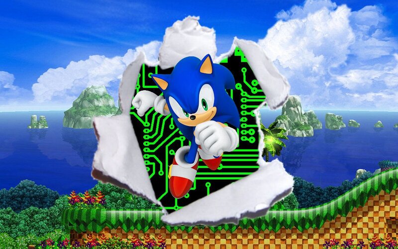 Sonic the Hedgehog — Blue, Playful, Afternoon