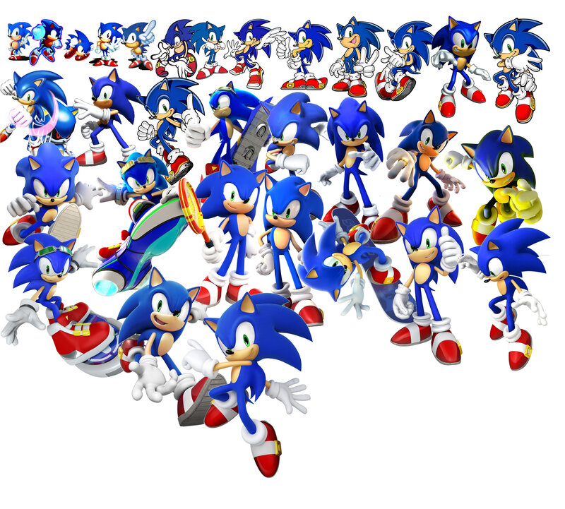Sonic the Hedgehog Character — Blue, Playful, Digital Art