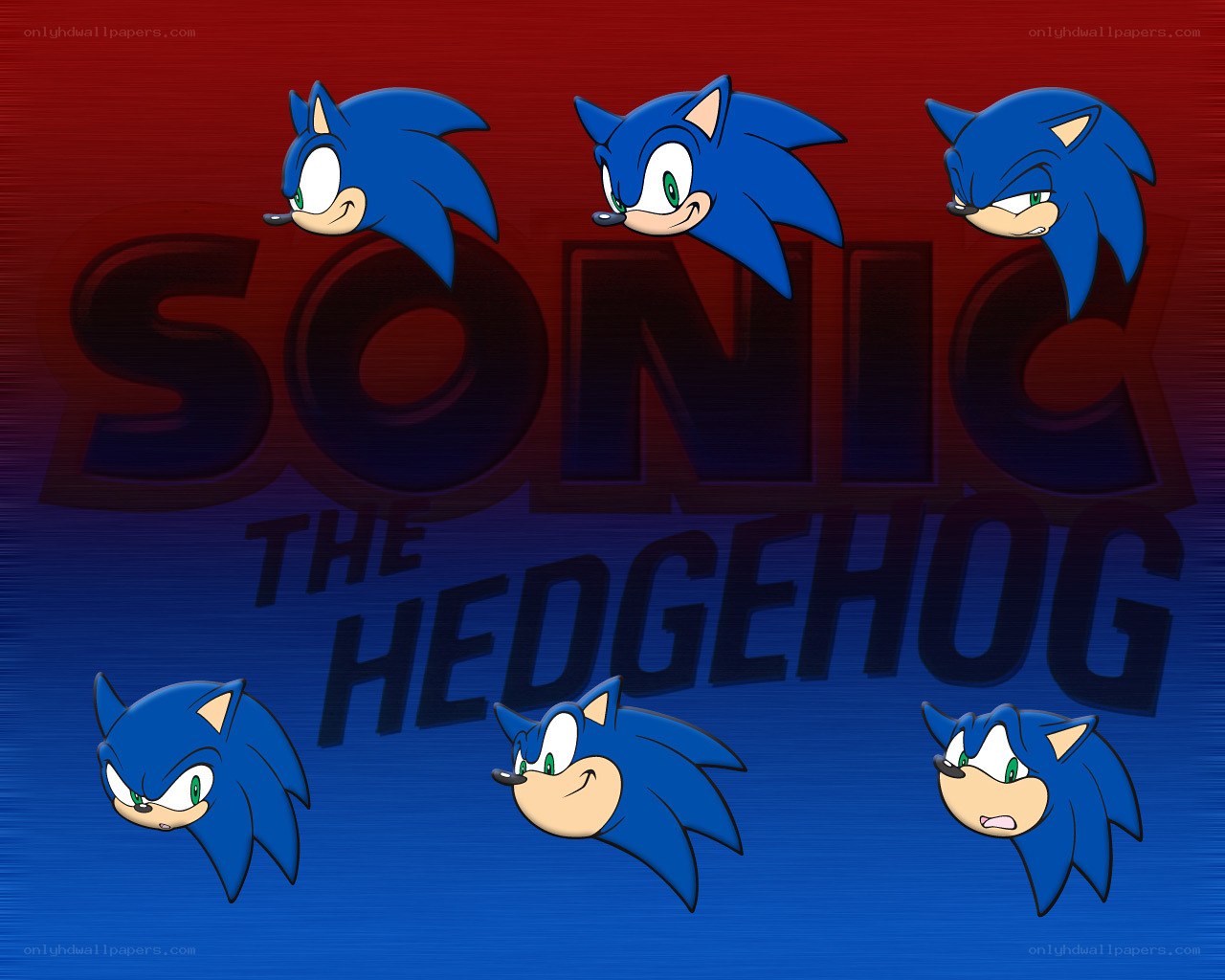 Sonic the Hedgehog character expressions