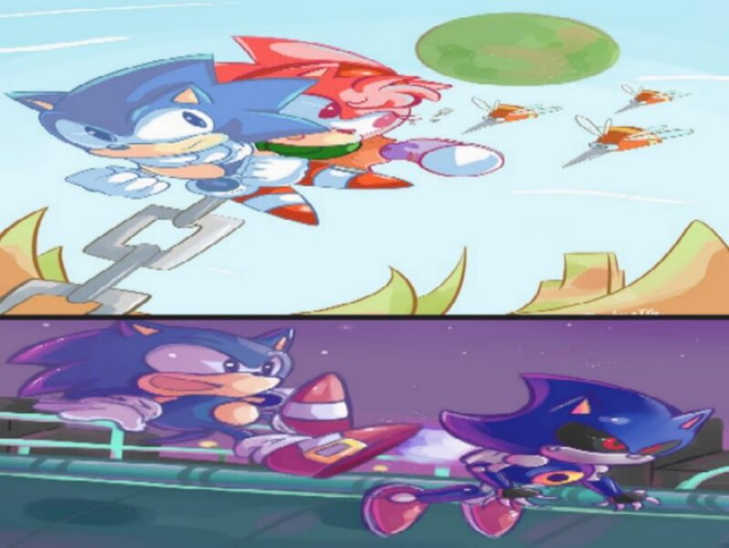 Sonic the Hedgehog Characters — Blue, Action-packed