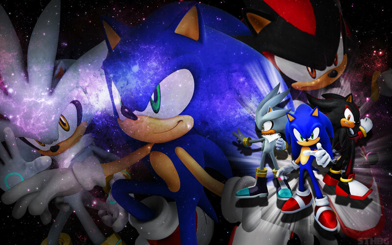 Sonic the Hedgehog Characters — Blue, Dramatic, Night