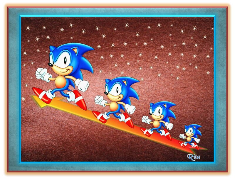 Sonic the Hedgehog Characters — Blue, Playful