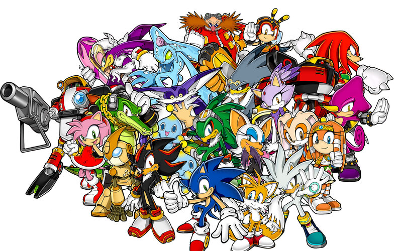 Sonic the Hedgehog characters group