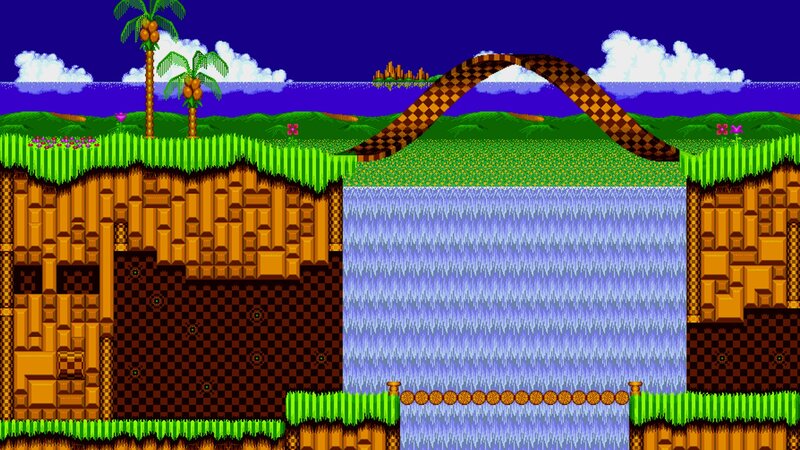 Sonic the Hedgehog Game Level — Green