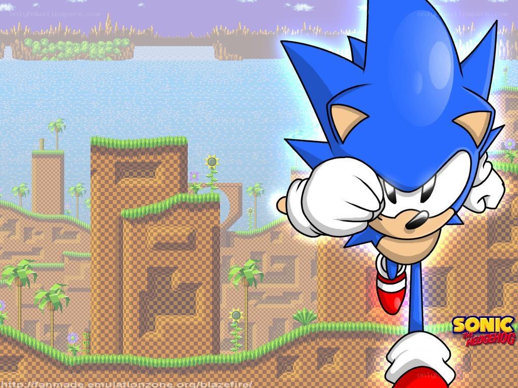 Sonic the Hedgehog in a game scene