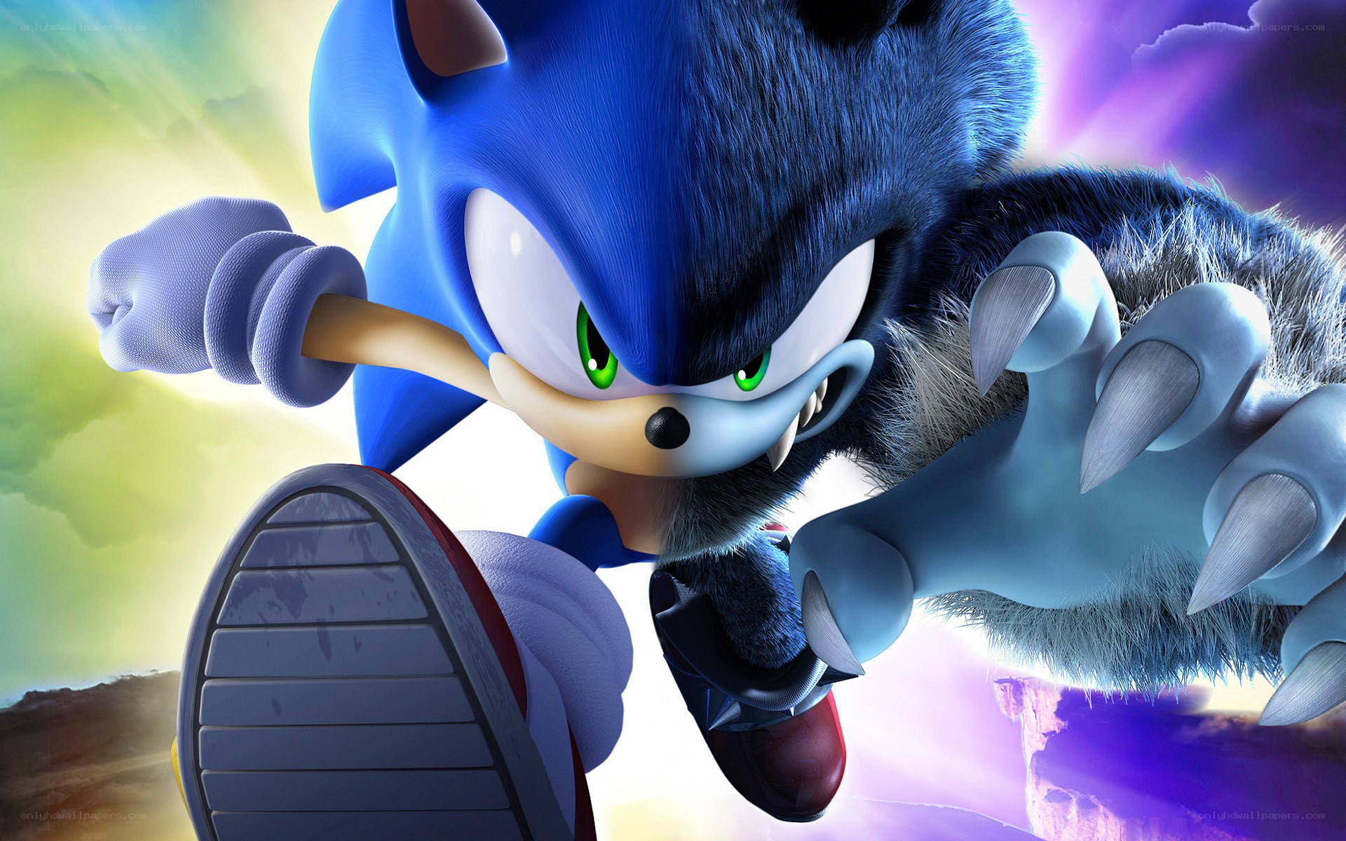 Sonic the Hedgehog in action