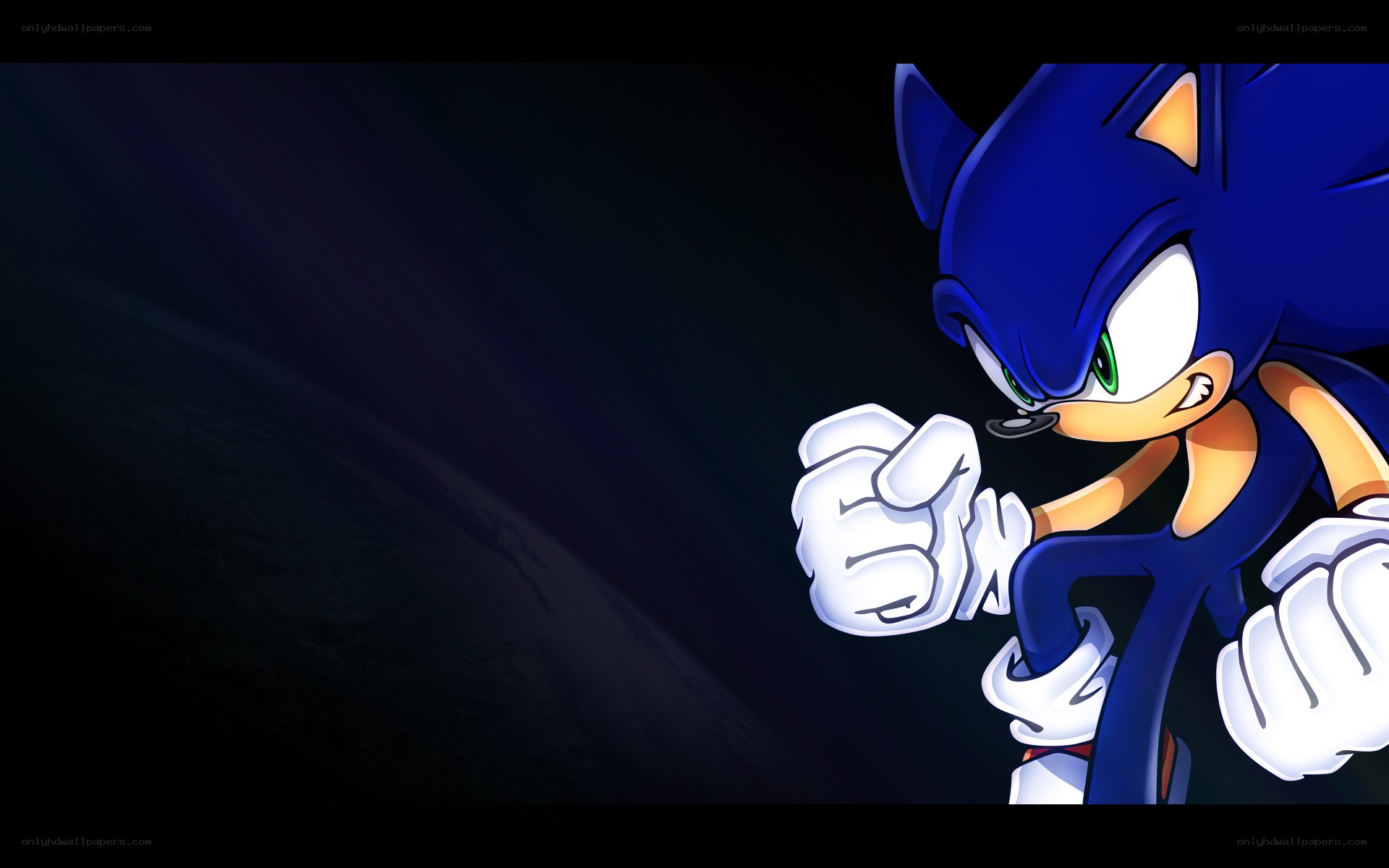 Sonic the Hedgehog in action