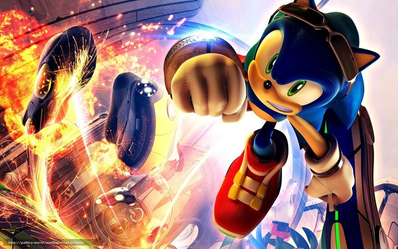 Sonic the Hedgehog in action