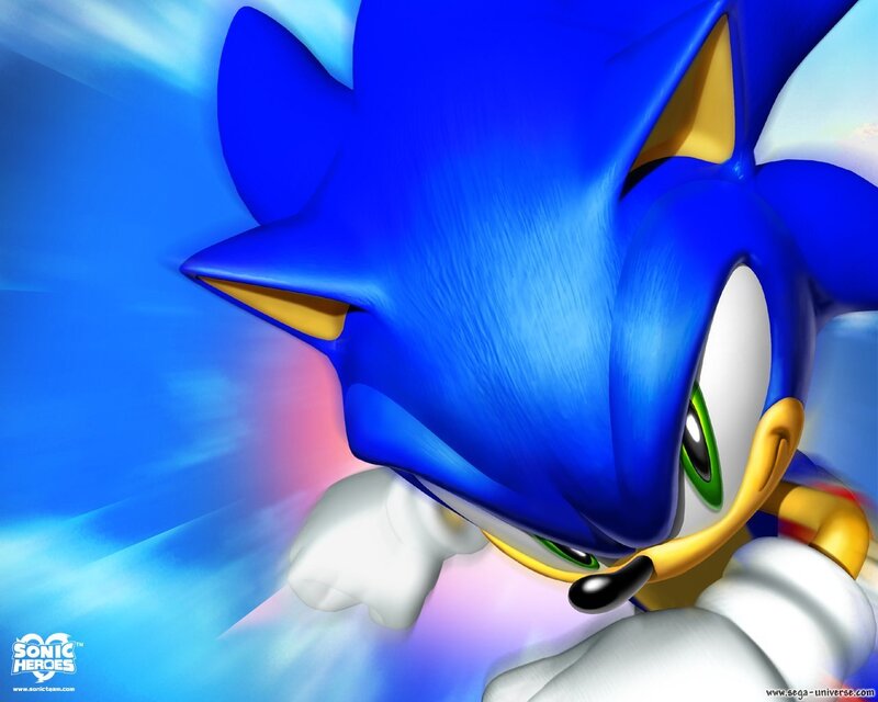 Sonic the Hedgehog in motion