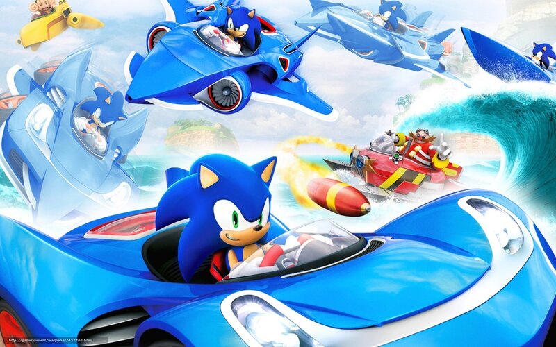 Sonic the Hedgehog racing