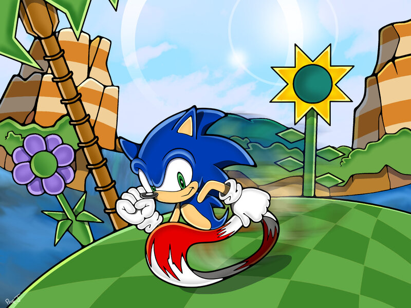 Sonic the Hedgehog running