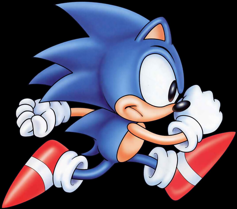 Sonic the Hedgehog running
