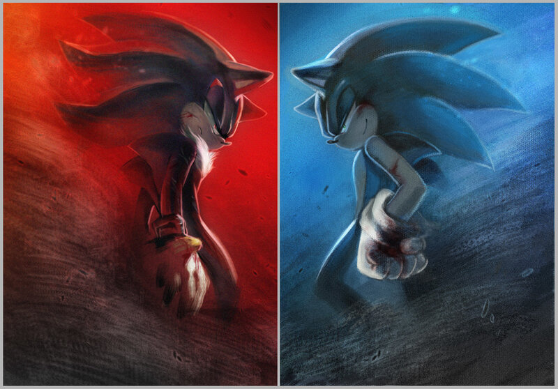 Sonic the Hedgehog split image
