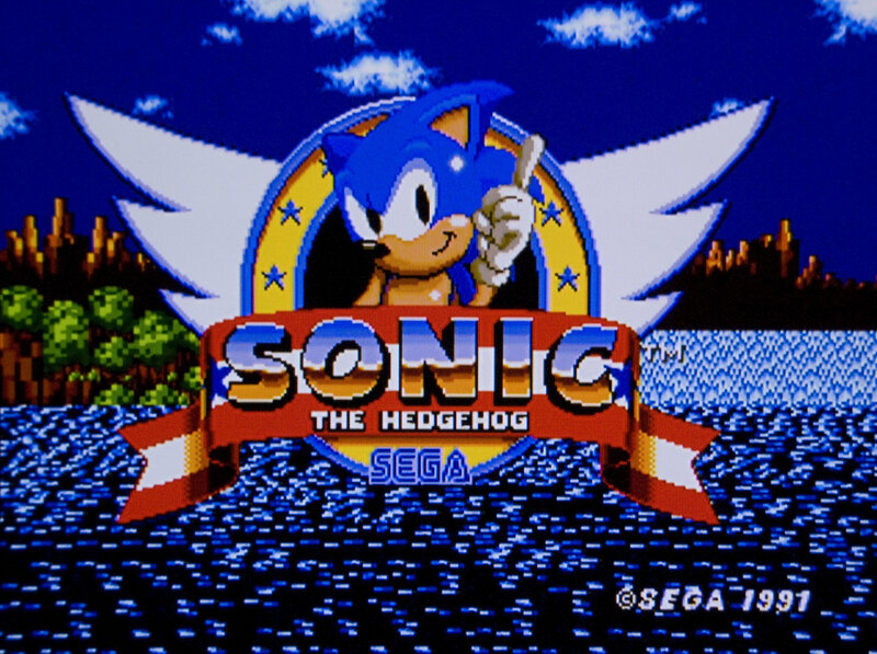 Sonic the Hedgehog title screen