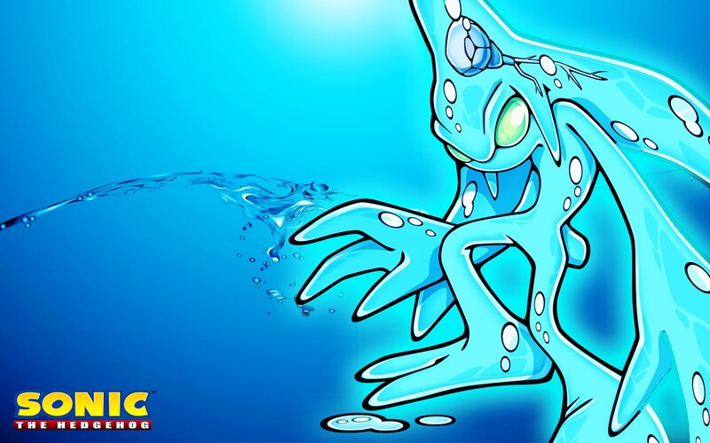 Sonic the Hedgehog water creature