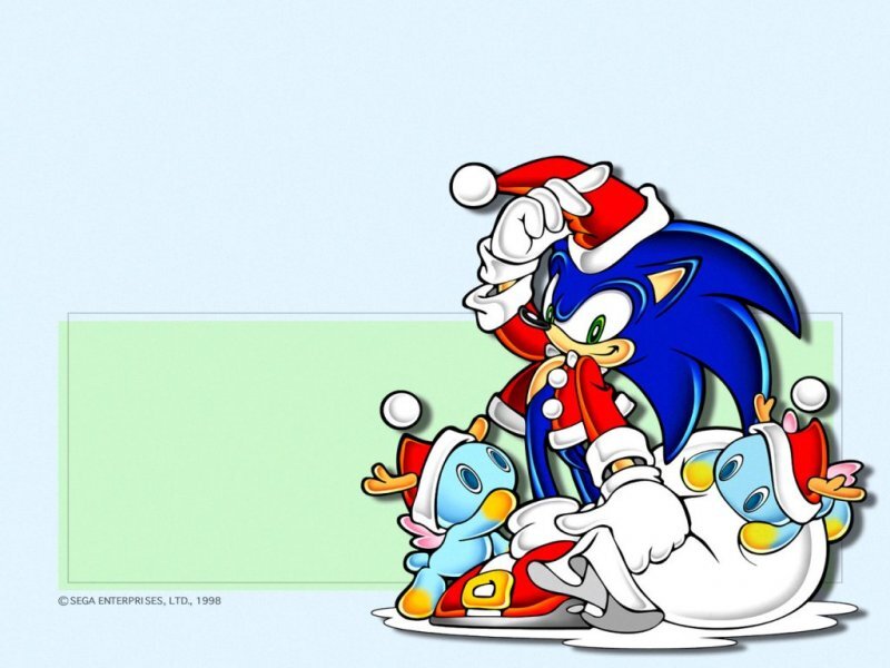 Sonic the Hedgehog with Birds