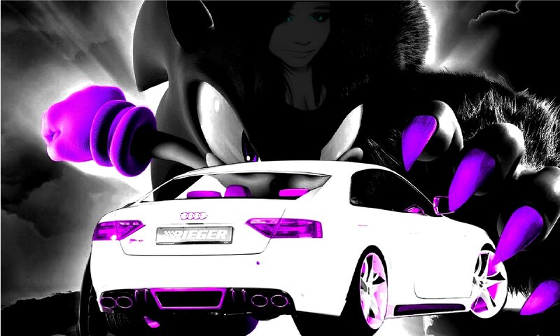 Sonic the Hedgehog with Car