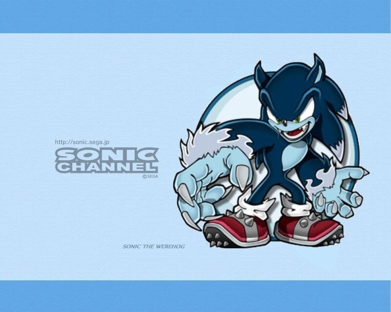 Sonic the Werehog artwork