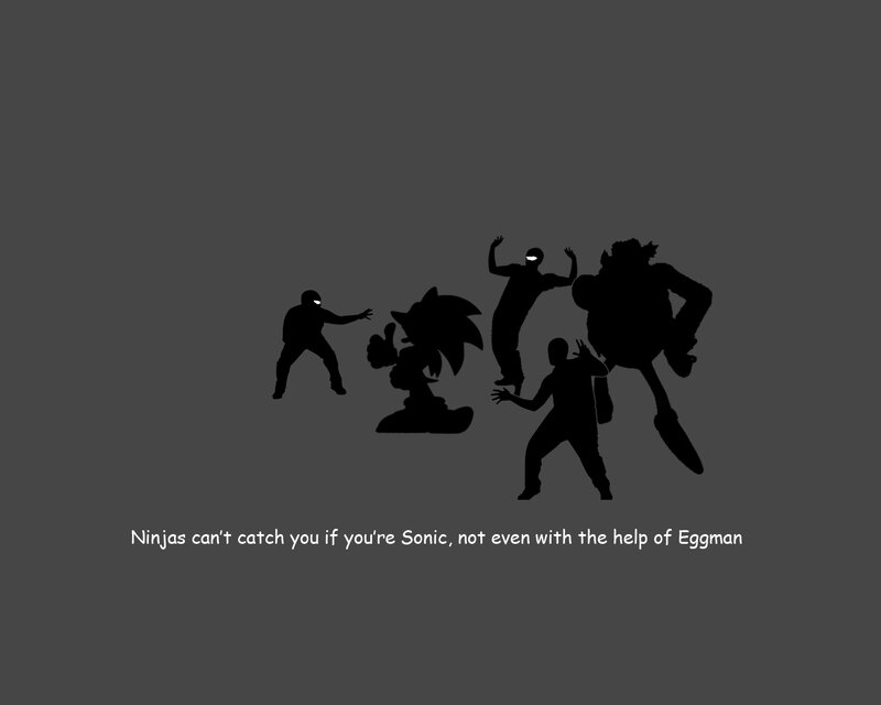 Sonic vs ninjas