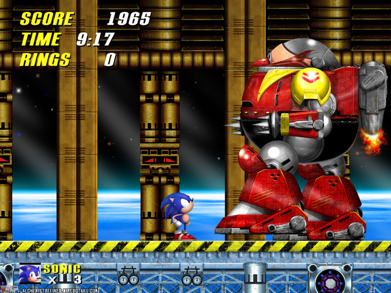 Sonic vs Robotnik Boss Battle