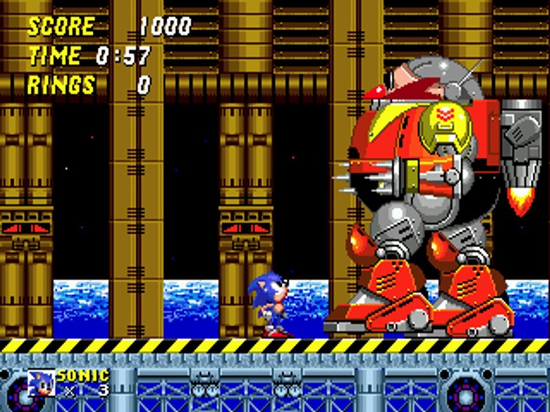 Sonic vs Robotnik Boss