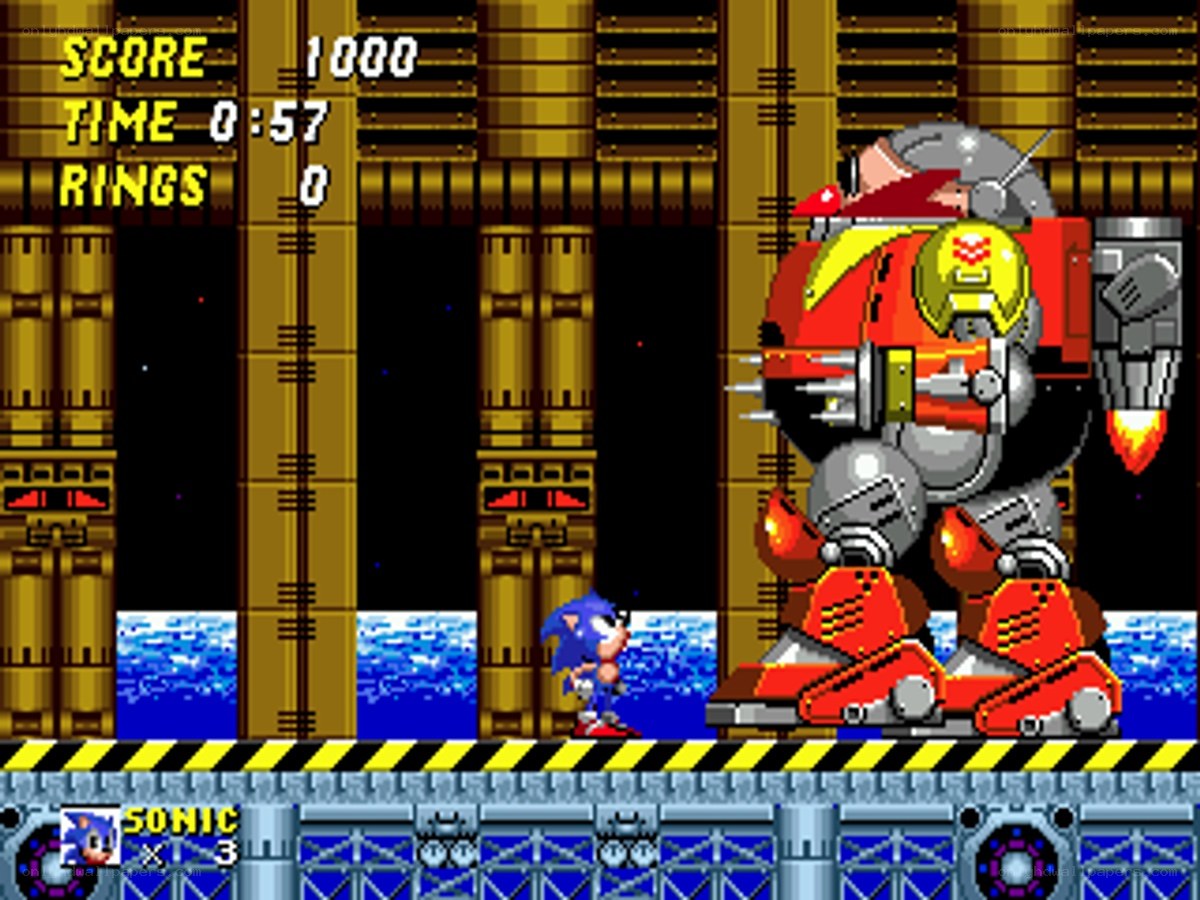 Sonic vs Robotnik Boss