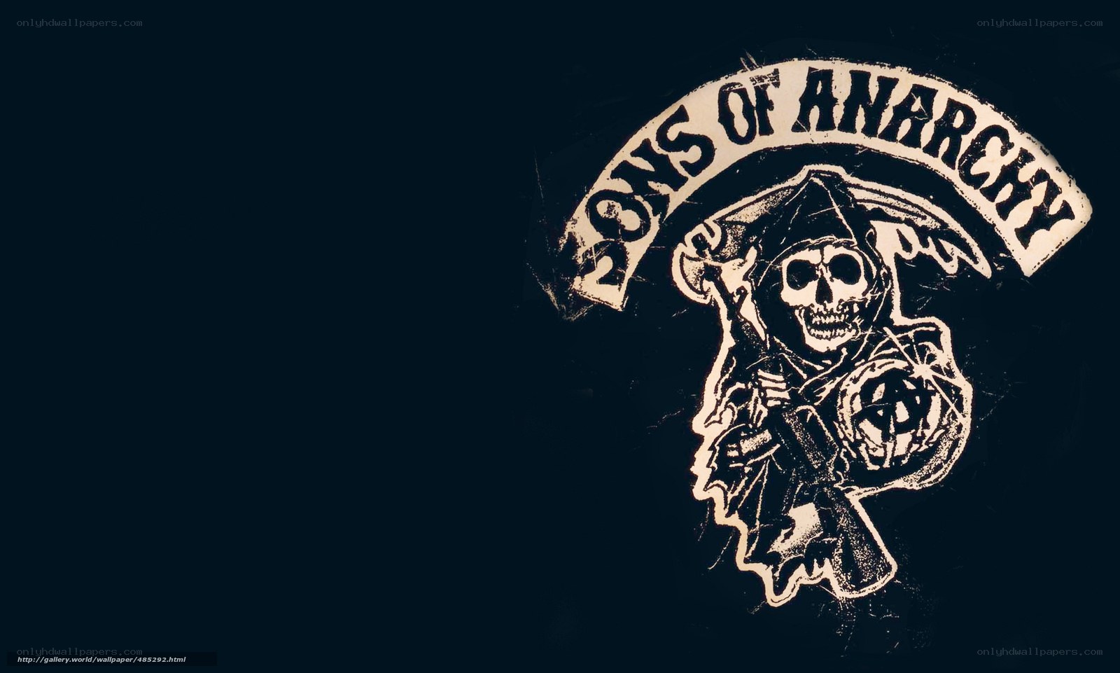 Sons of Anarchy logo wallpaper