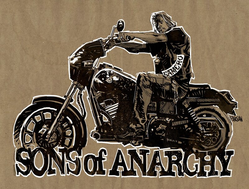 Sons of Anarchy motorcycle art
