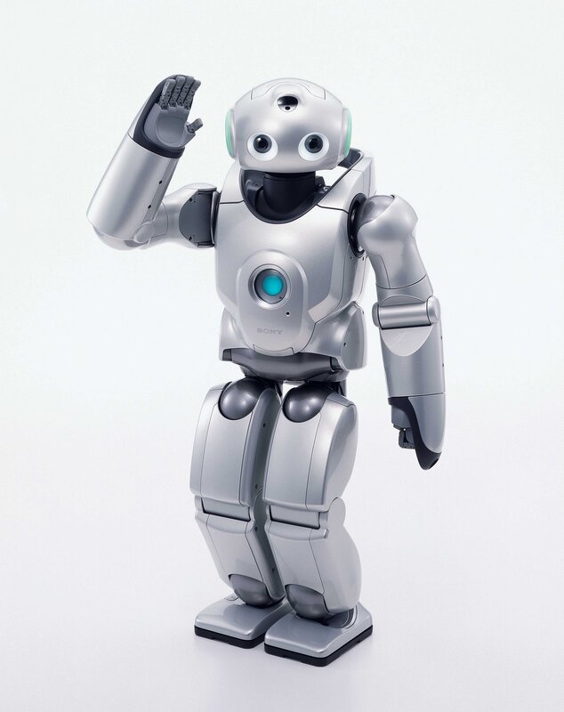 Sony Aibo robot waving