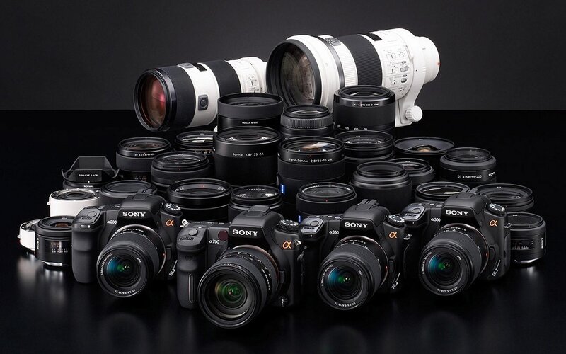 Sony Alpha camera collection