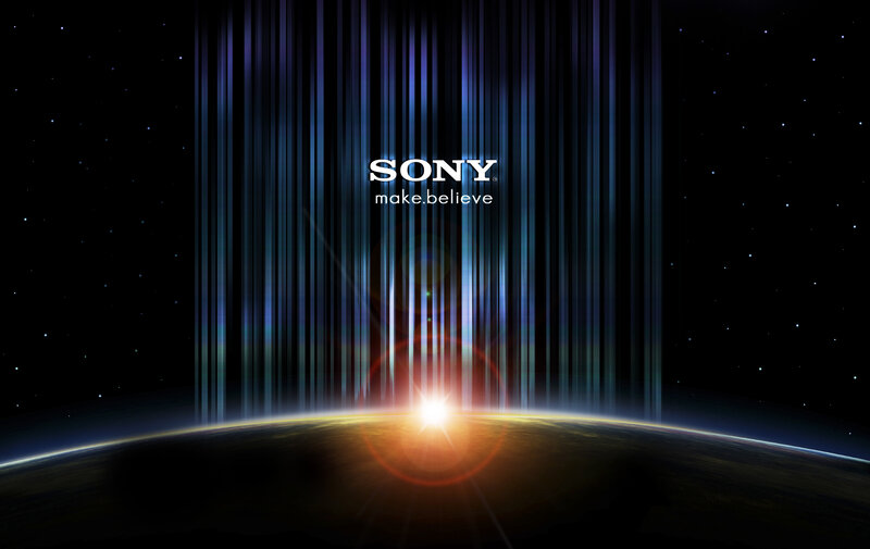 Sony brand visual with Earth