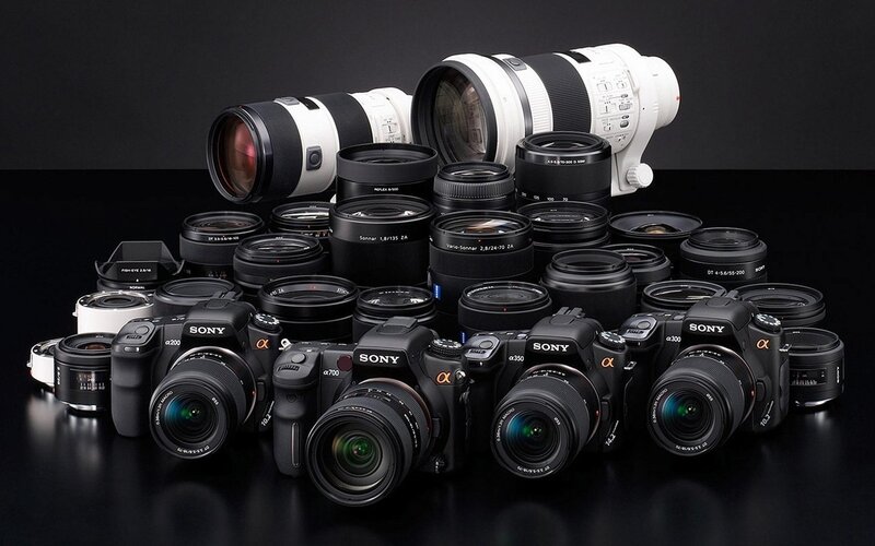Sony Camera and Lens Collection