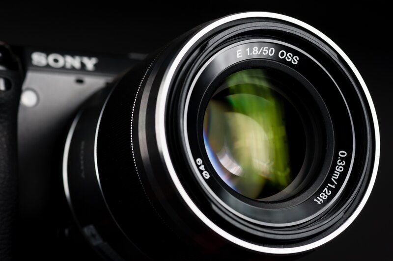 Sony Camera with Lens — Black