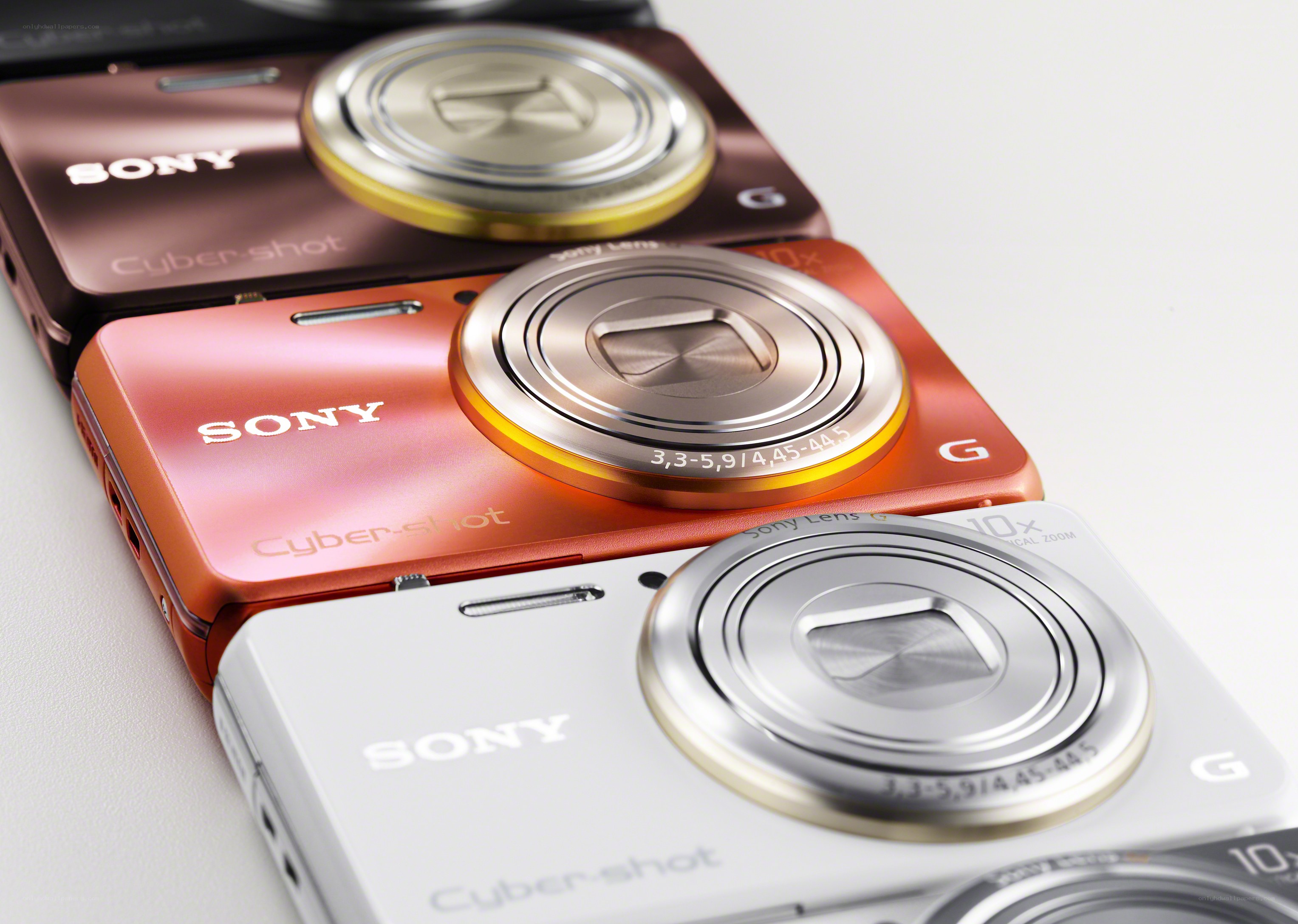 Sony Cyber-shot cameras in multiple colors