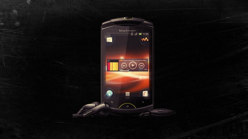 Sony Ericsson Phone — Black, Dramatic