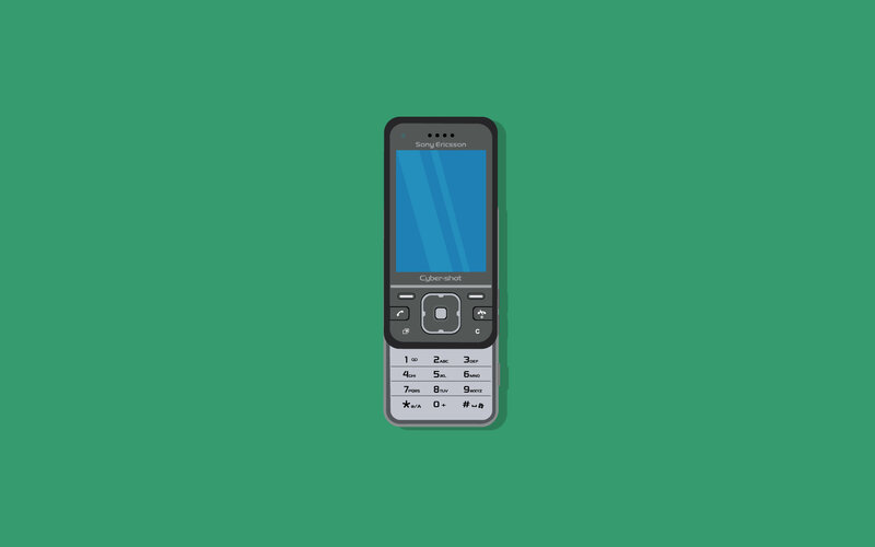 Sony Ericsson Phone — Green, Neutral