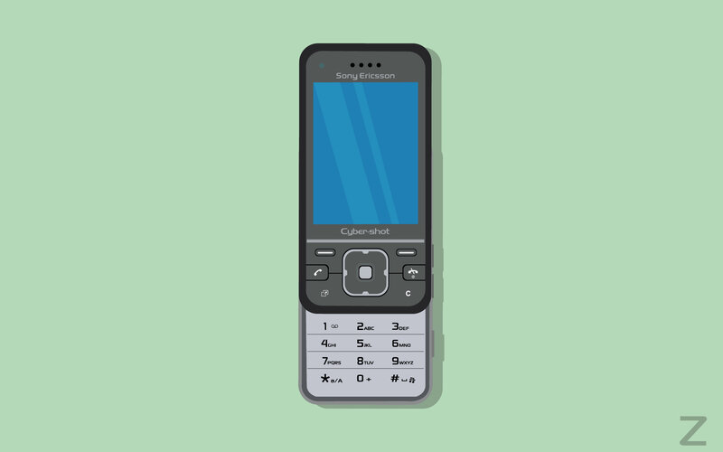 Sony Ericsson Phone — Green