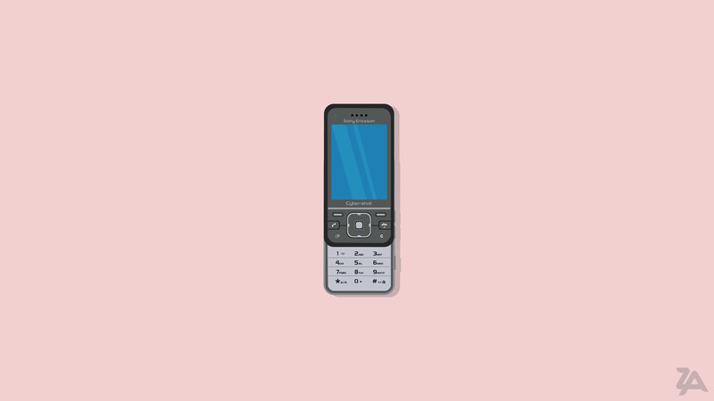 Sony Ericsson Phone — Pink