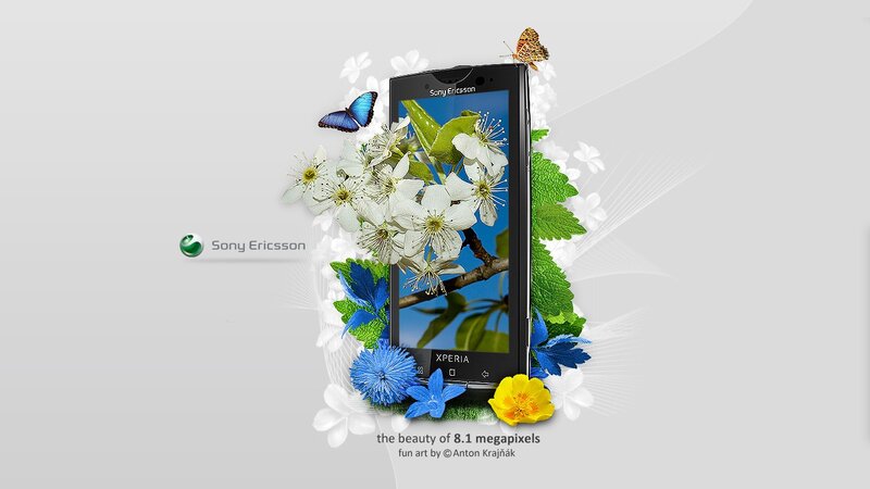 Sony Ericsson Xperia phone art