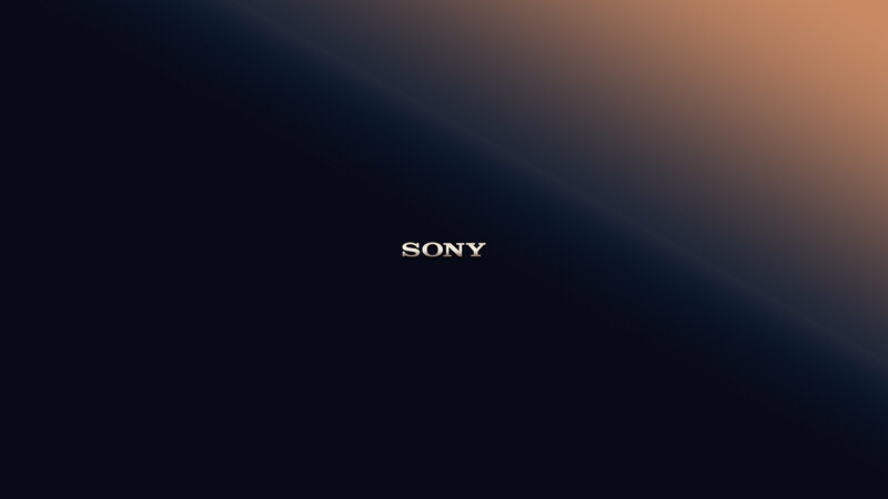 Sony Logo on Gradient