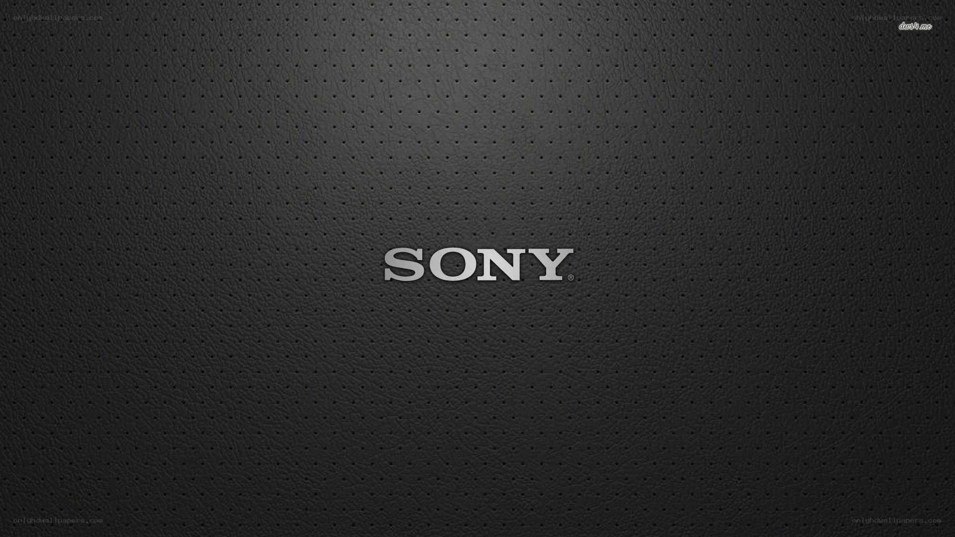 Sony logo on textured background