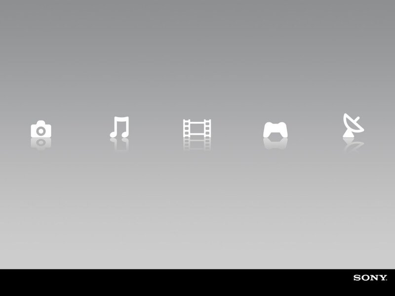 Sony media icons