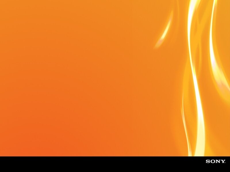 Sony orange abstract background