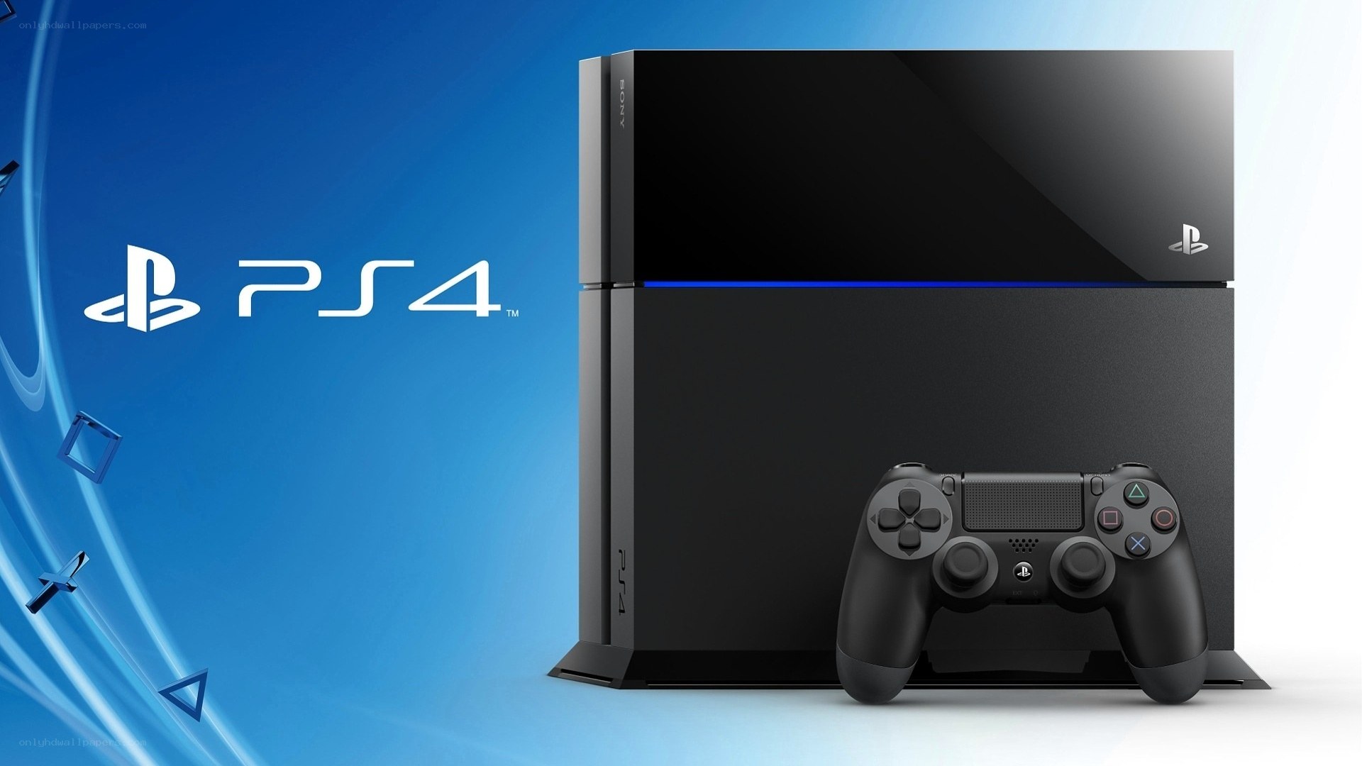 Sony PS4 console and controller