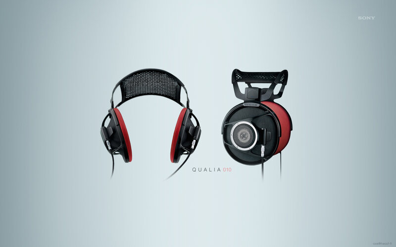 Sony Qualia 010 Headphones — Gray, Minimalist