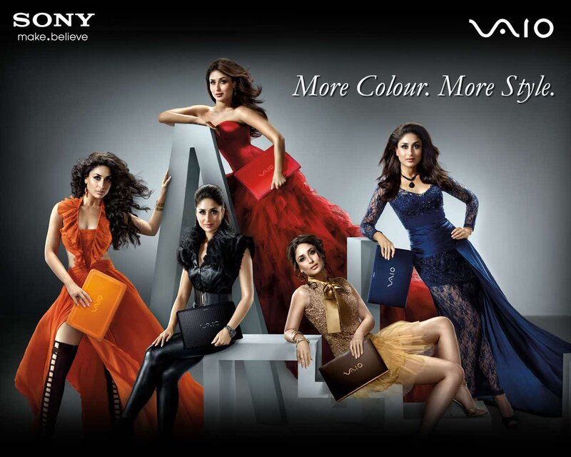 Sony Vaio ad with women